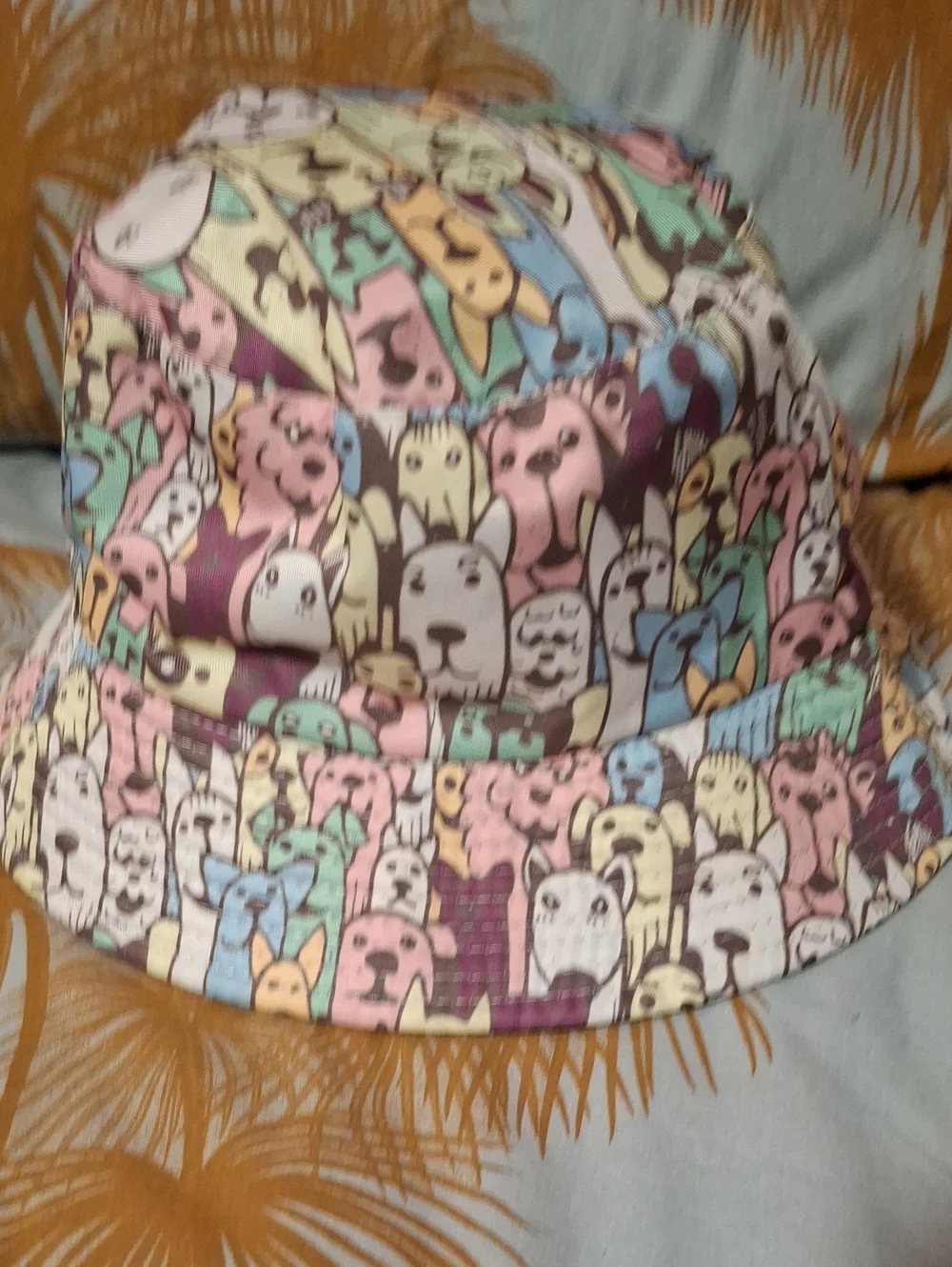 Kids Multicolor Animal Print Bucket Hat